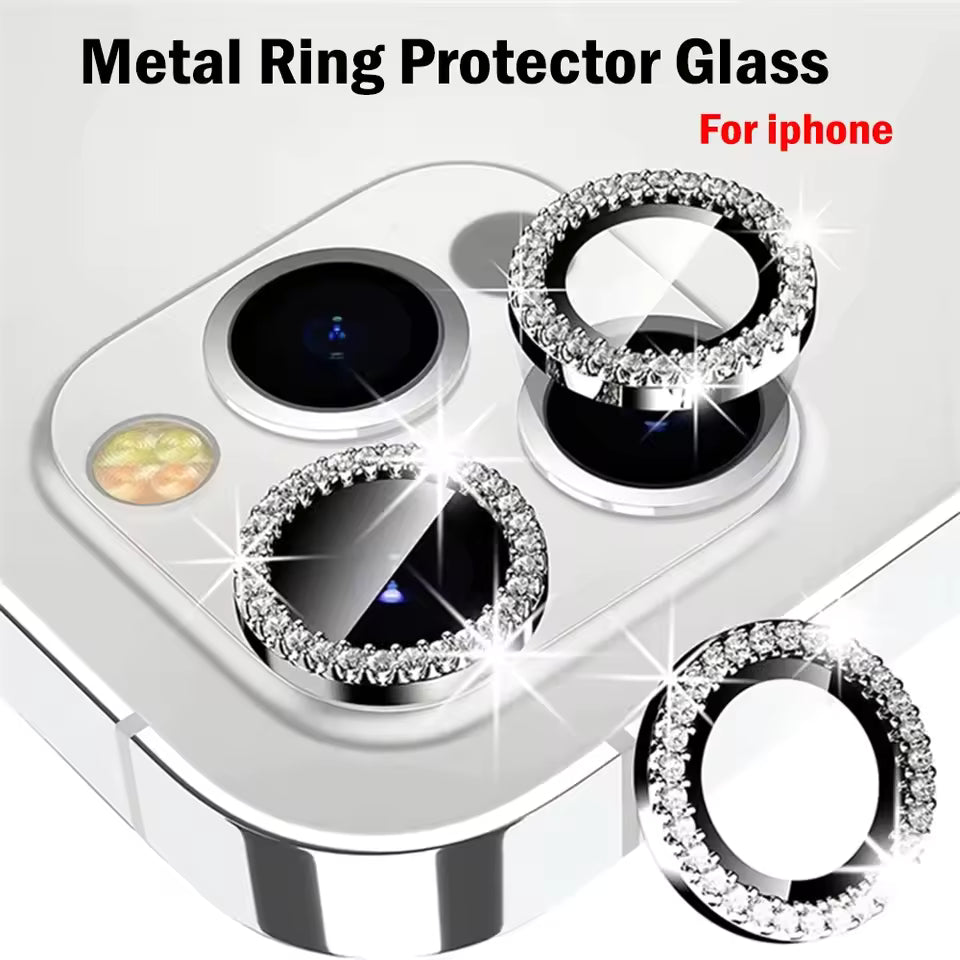 Sapphire Glass iPhone Camera Lens Protector (12 to 16 Pro Max) - 9H Hardness, 2X Explosion-Proof