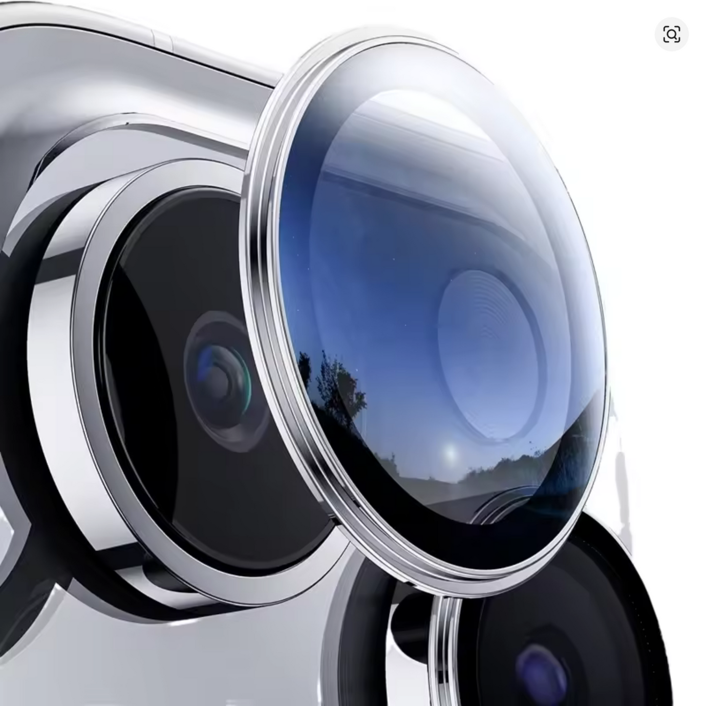 Sapphire Glass iPhone Camera Lens Protector (12 to 16 Pro Max) - 9H Hardness, 2X Explosion-Proof