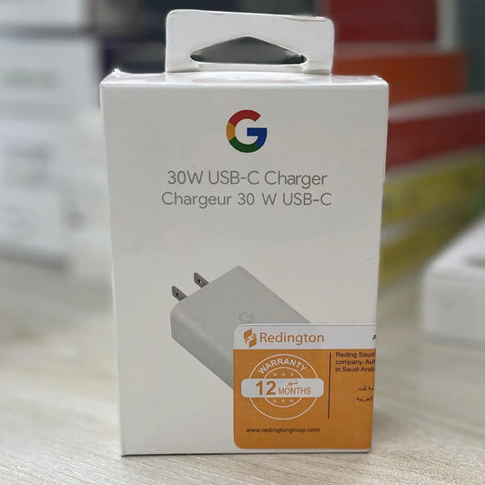 Google 30W USB-C Fast Charging Power Adapter Compatible for Google Pixel 7 Pro, Pixel 7, Pixel 7A, Pixel 6 Pro, Pixel 6, Pixel 6A, Pixel Android Phone Charger [Quick Charge Support] - 30 Watt, White