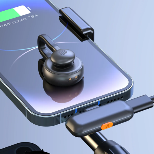 Noor Gadget, Special Audio Smart Wirless Mic Live Broadcast Audio Video Recording Best Selling Product  Mic 2.4G Lavalier Wireless Microphone
