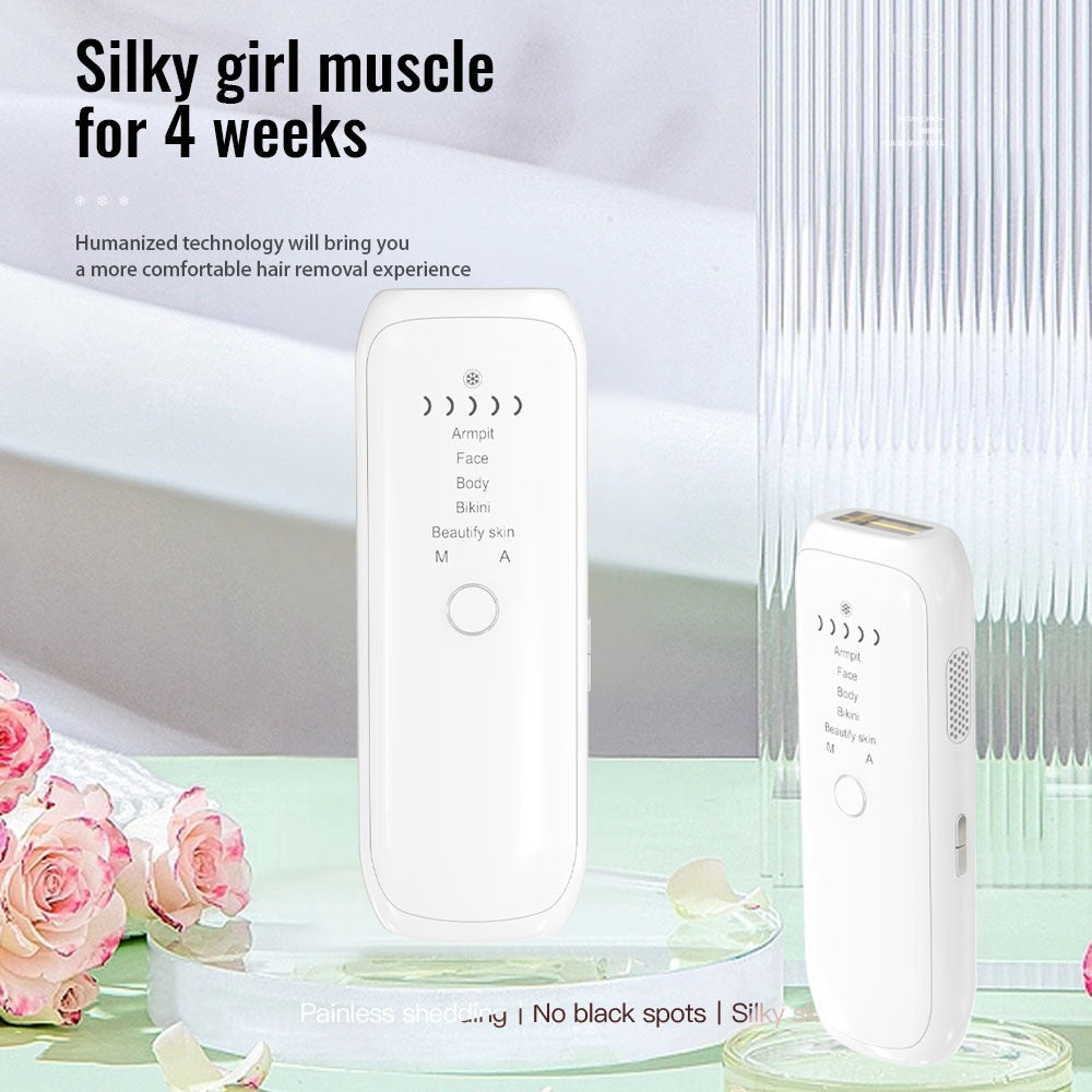Permanent Hair Removal Unlimited Flash Lifetime Use Unlimited flash times Sapphire ice-cooling feature Skin rejuvenation + hair removal function Adjustable 5 intensity levels White in stock  1 years Official Warranty