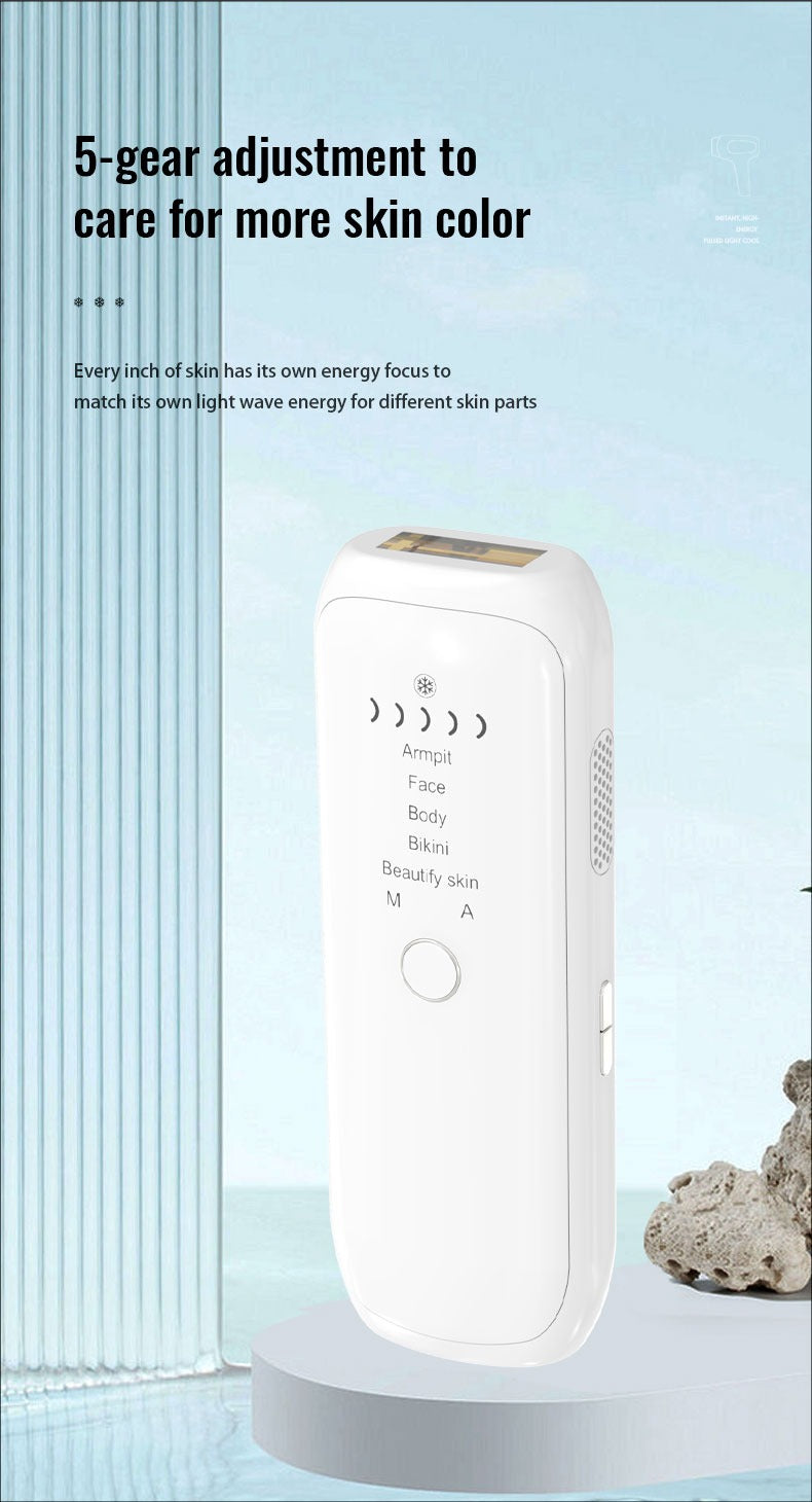 Permanent Hair Removal Unlimited Flash Lifetime Use Unlimited flash times Sapphire ice-cooling feature Skin rejuvenation + hair removal function Adjustable 5 intensity levels White in stock  1 years Official Warranty